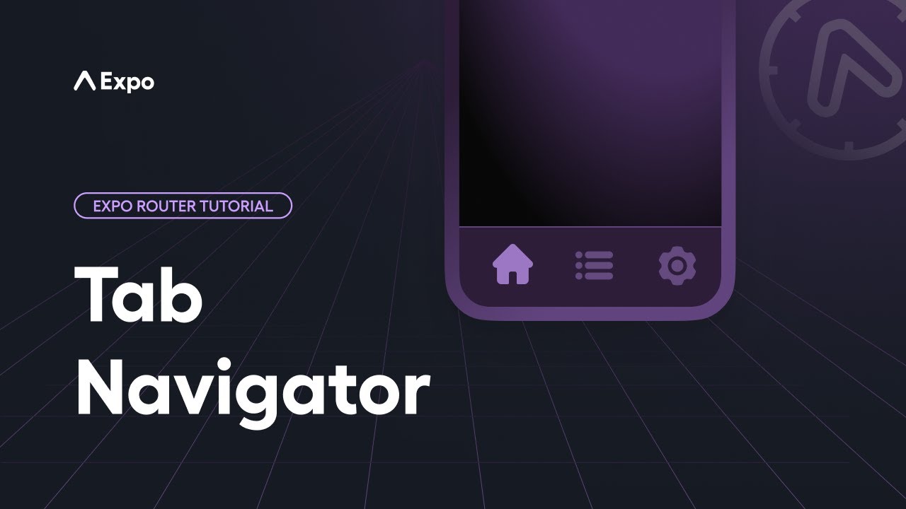Using a Tab Navigator with Expo Router